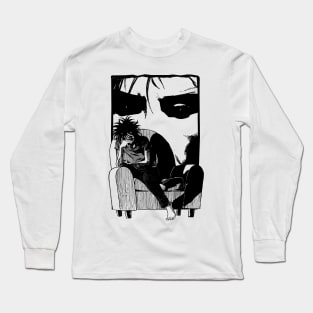 Sitting Dream (black) Long Sleeve T-Shirt